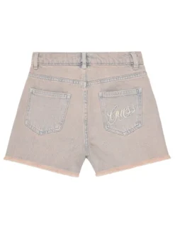 Guess Szorty jeansowe J5GD00 D5NI0 Różowy Regular Fit