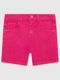 Guess Szorty jeansowe J2RD12 WE5X0 Różowy Regular Fit