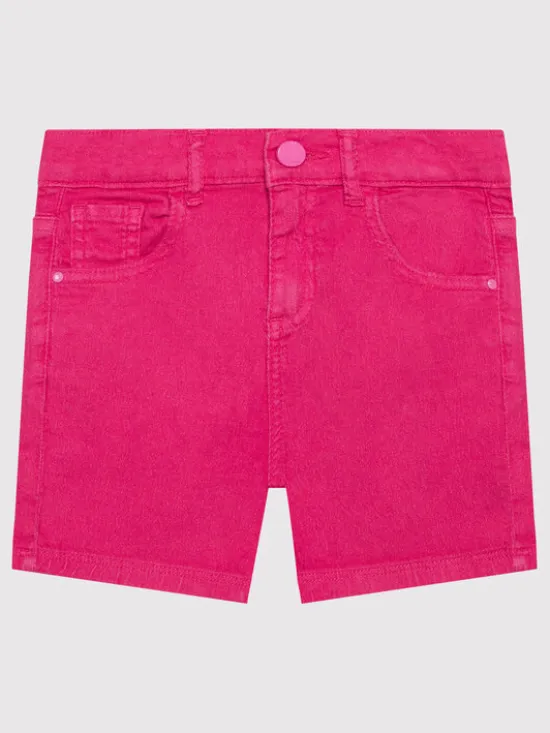 Guess Szorty jeansowe J2RD12 WE5X0 Różowy Regular Fit