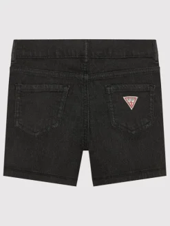 Guess Szorty jeansowe J2RD12 WE5X0 Czarny Regular Fit