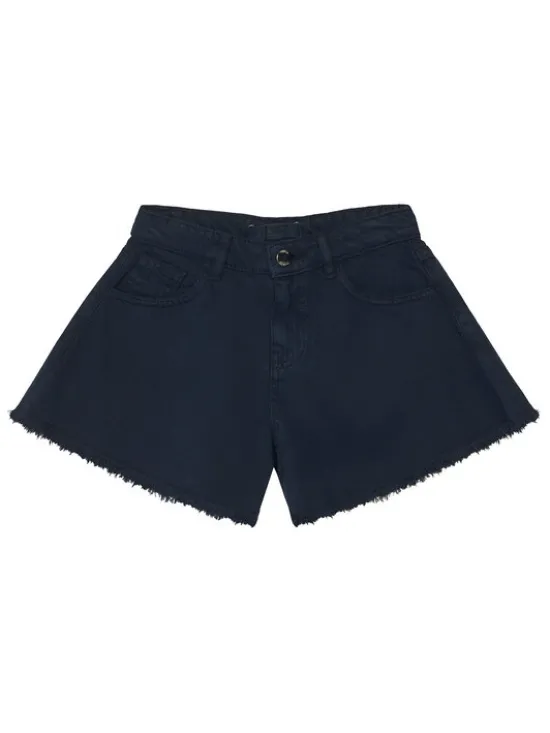 Guess Szorty jeansowe J6RD11 WH1T0 Granatowy Regular Fit