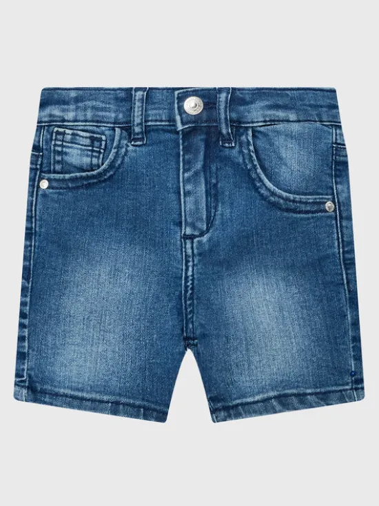 Guess Szorty jeansowe K0BD05 D4H20 Niebieski Regular Fit
