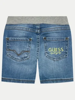 Guess Szorty jeansowe N4GD15 D4GV0 Niebieski Regular Fit