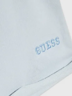 Guess Szorty materiałowe J3GD02 KA6R3 Niebieski Regular Fit