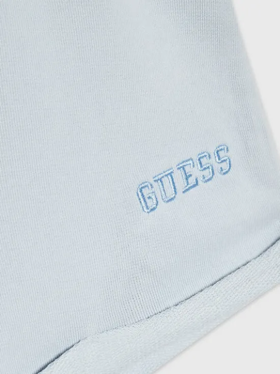Guess Szorty materiałowe J3GD02 KA6R3 Niebieski Regular Fit