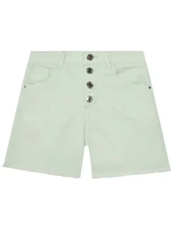 Guess Szorty materiałowe J5GD29 WH6L0 Zielony Regular Fit