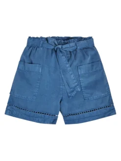 Guess Szorty materiałowe J3GD03 WE8R0 Niebieski Relaxed Fit