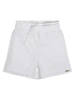 Guess Szorty materiałowe J3GD04 WFGJ0 Biały Relaxed Fit