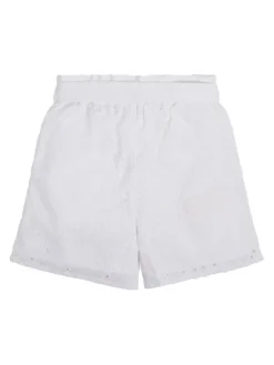 Guess Szorty materiałowe J3GD04 WFGJ0 Biały Relaxed Fit