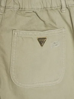 Guess Szorty materiałowe J5GD29 WH6L0 Beżowy Regular Fit