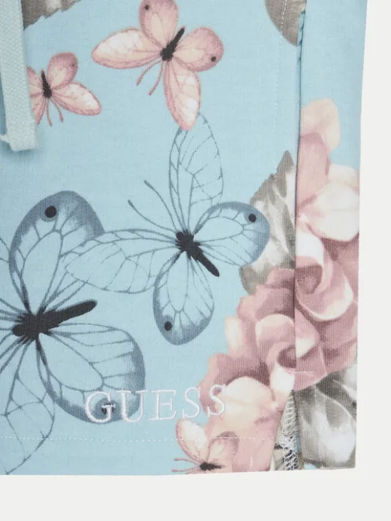 Guess Szorty materiałowe J5RD15 KA6R4 Kolorowy Relaxed Fit