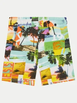 Guess Szorty materiałowe N5GD13 KA6R4 Kolorowy Regular Fit