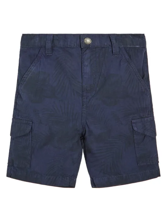Guess Szorty materiałowe N3GD12 WFCB0 Niebieski Regular Fit