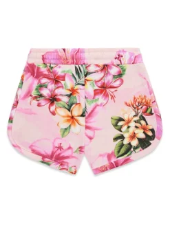 Guess Szorty sportowe J6GD05 KA6R4 Różowy Regular Fit