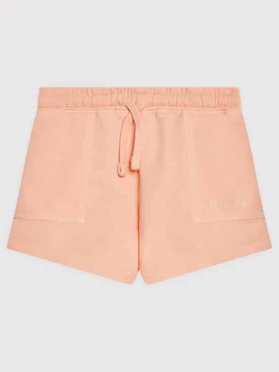 Guess Szorty sportowe J2GD01 KB4O0 Pomarańczowy Regular Fit