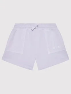 Guess Szorty sportowe J2GD01 KB4O0 Fioletowy Regular Fit