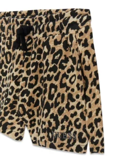 Guess Szorty sportowe J6RD07 KA6R4 Beżowy Regular Fit