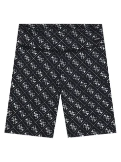 Guess Szorty sportowe J6RD02 MC01P Czarny Slim Fit