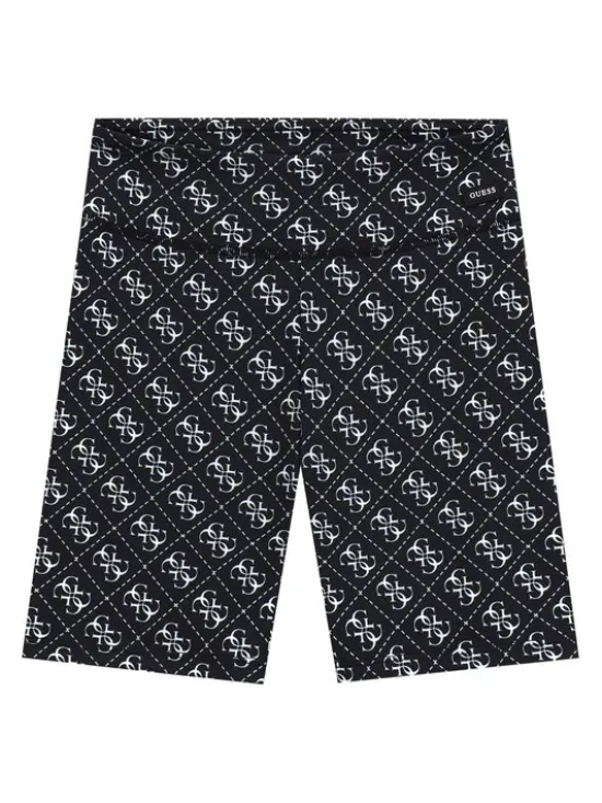 Guess Szorty sportowe J6RD02 MC01P Czarny Slim Fit