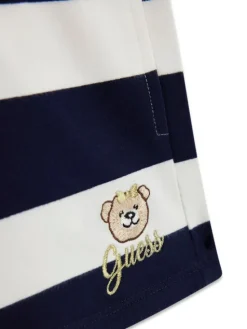 Guess Szorty sportowe K6GD04 KBOR4 Granatowy Regular Fit