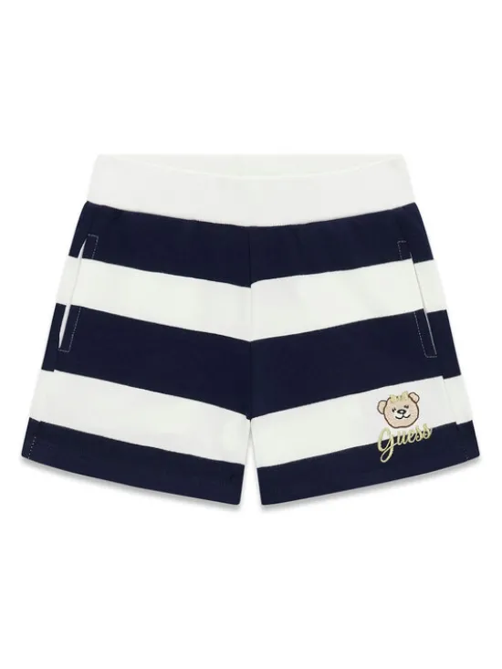 Guess Szorty sportowe K6GD04 KBOR4 Granatowy Regular Fit