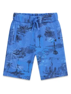 Guess Szorty sportowe L6GD09 KA6R4 Niebieski Regular Fit