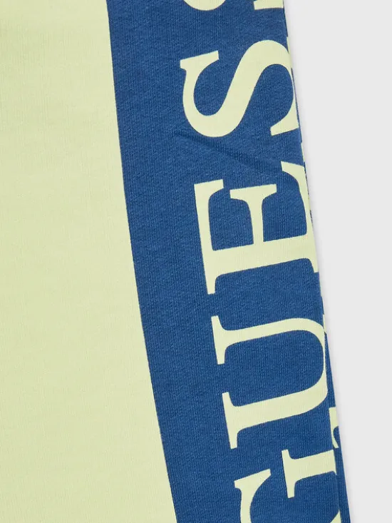 Guess Szorty sportowe L3GD03 KA6R0 Żółty Relaxed Fit