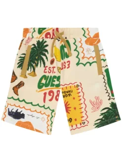 Guess Szorty sportowe L6GD09 KA6R4 Kolorowy Regular Fit
