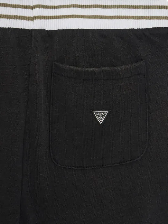 Guess Szorty sportowe L5GD12 KA6R4 Czarny Oversize