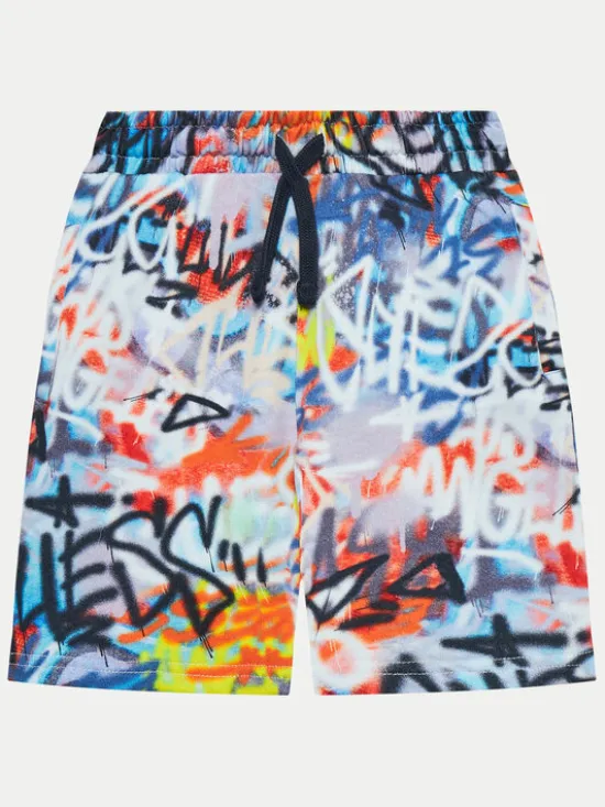 Guess Szorty sportowe L4GD11 KA6R3 Kolorowy Relaxed Fit