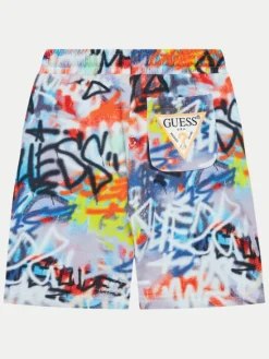 Guess Szorty sportowe L4GD11 KA6R3 Kolorowy Relaxed Fit