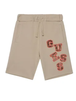Guess Szorty sportowe L6GD02 KA6R4 Beżowy Regular Fit