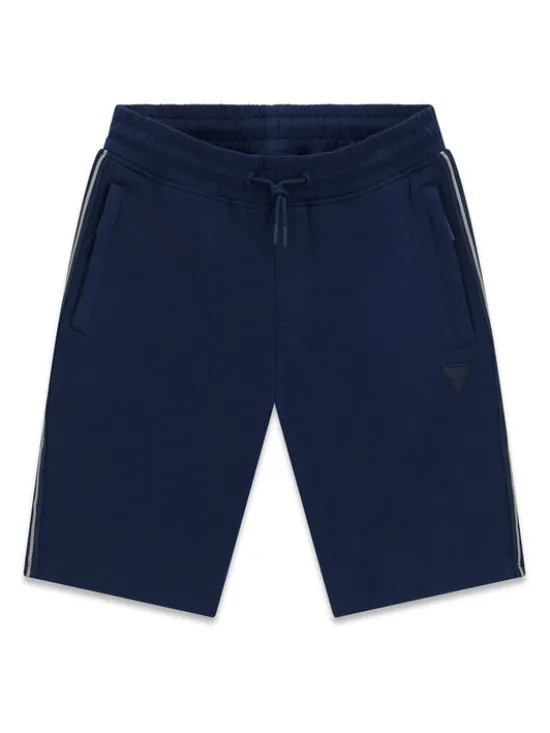 Guess Szorty sportowe L6GD17 K6ZS1 Granatowy Regular Fit