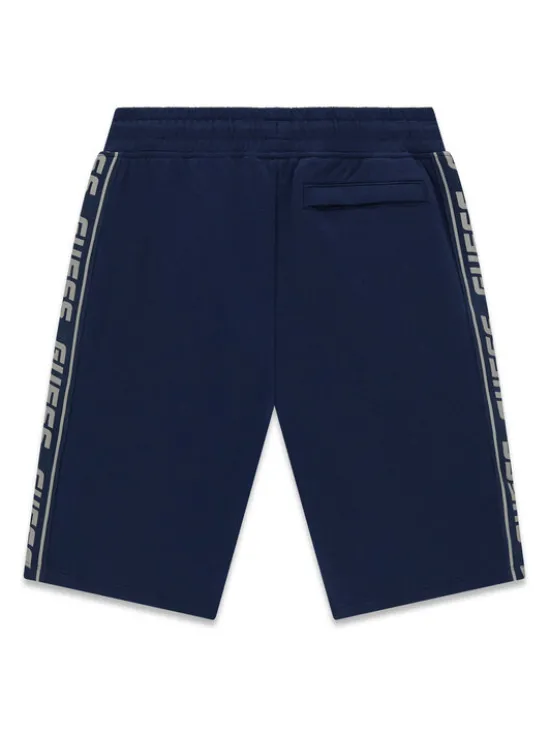 Guess Szorty sportowe L6GD17 K6ZS1 Granatowy Regular Fit