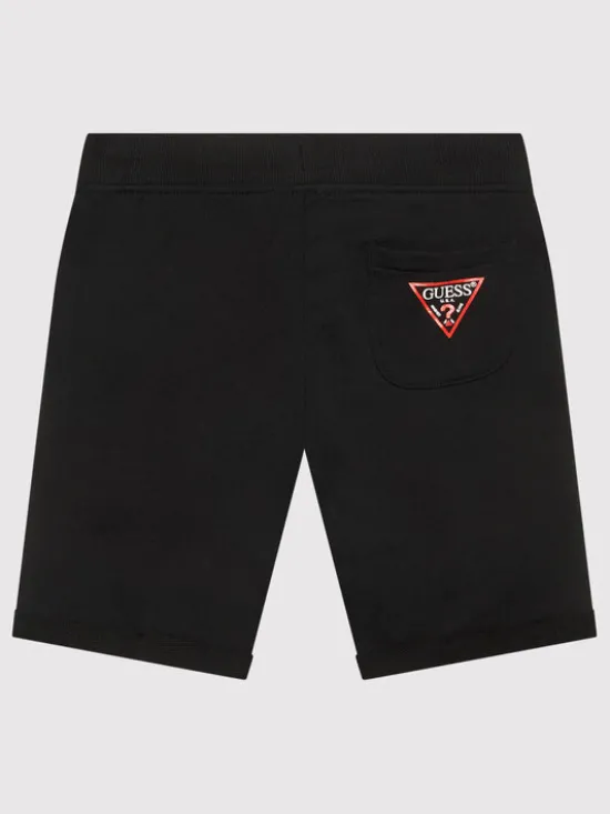 Guess Szorty sportowe L93Q25 KAUG0 Czarny Regular Fit
