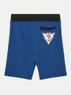 Guess Szorty sportowe L5RD01 KA6R4 Niebieski Regular Fit