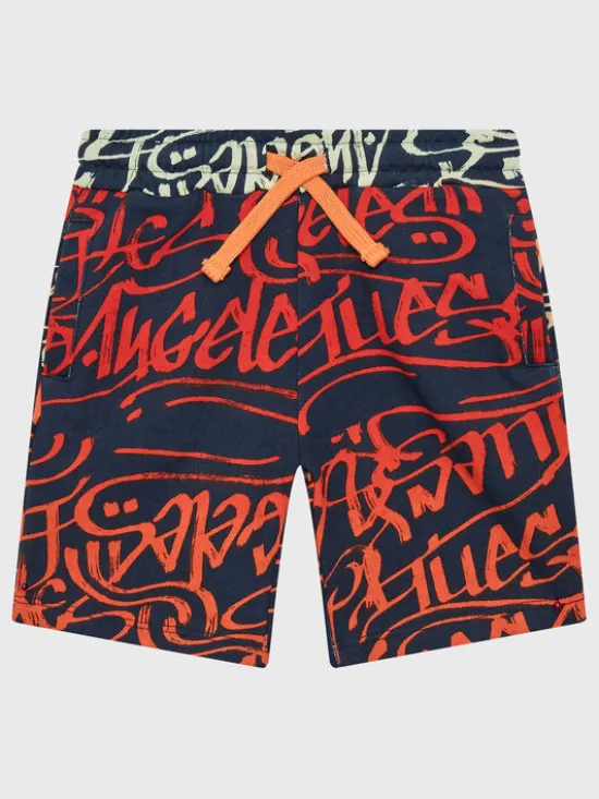 Guess Szorty sportowe N3GD00 KA6R3 Kolorowy Regular Fit