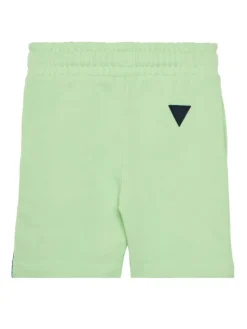 Guess Szorty sportowe N5GD08 KA6R4 Zielony Regular Fit