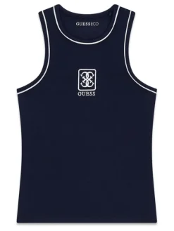 Guess Top J6GI11 K6YW4 Granatowy Regular Fit