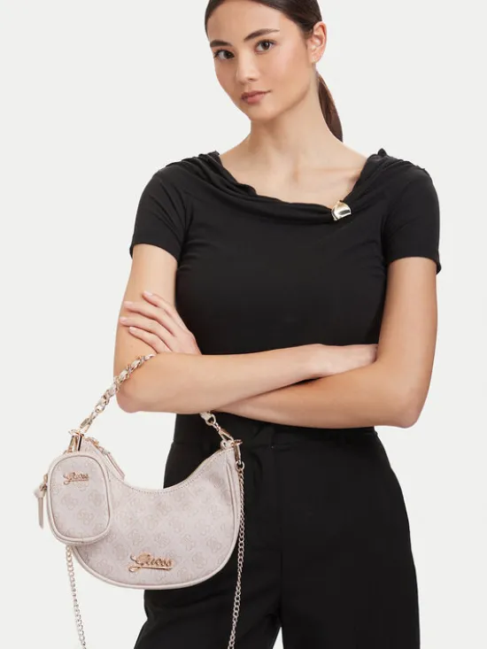 Guess Torebka J6YZ02 W2507 Kremowy
