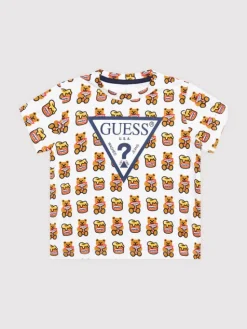 Guess T-Shirt H1YT00 K6YW1 Biały Regular Fit