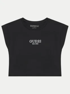 Guess T-Shirt J4BI34 J1314 Czarny Boxy Fit