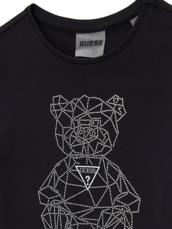 Guess T-Shirt J6GI41 J1314 Czarny Relaxed Fit