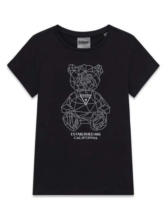 Guess T-Shirt J6GI41 J1314 Czarny Relaxed Fit