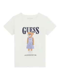Guess T-Shirt J6GI04 K6YW4 Biały Regular Fit