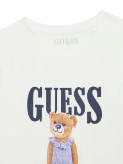Guess T-Shirt J6GI04 K6YW4 Biały Regular Fit