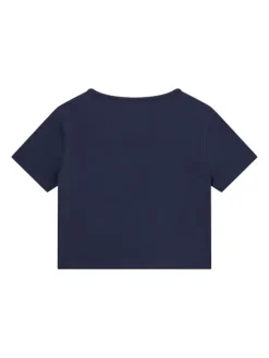 Guess T-Shirt J6GI10 K6YW4 Granatowy Relaxed Fit