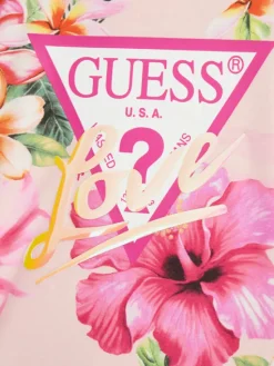 Guess T-Shirt J6GI03 K6YW4 Różowy Relaxed Fit