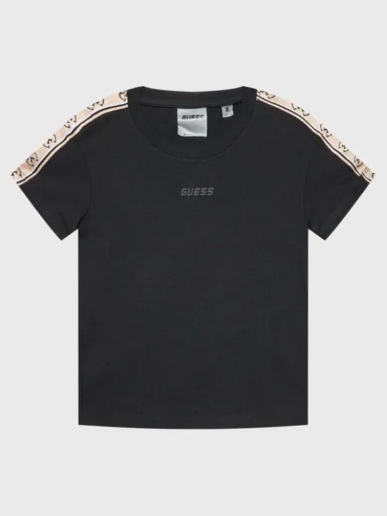 Guess T-Shirt J3RI47 I3Z14 Czarny Regular Fit