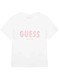 Guess T-Shirt J6RI24 K6YW4 Biały Regular Fit